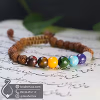 دستبند رودراکشا 7 سنگ چاکرا  _ کد 400704