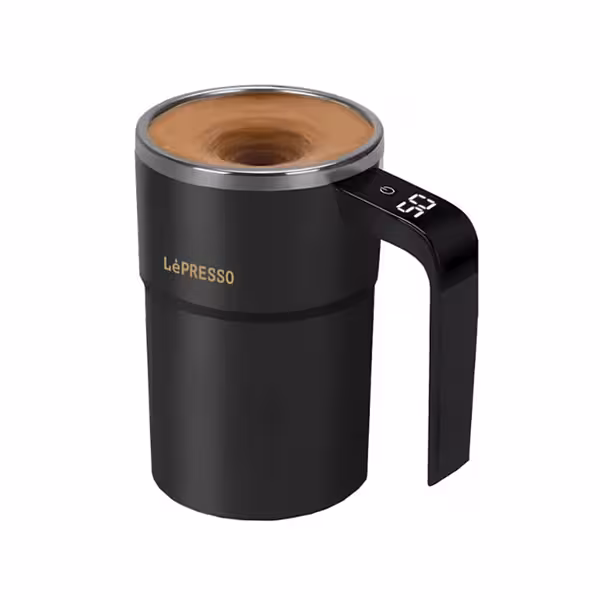 ماگ همزن مغناطیسی تایمردار لپرسو مدل LEPRESSO AUTO STRING MUG