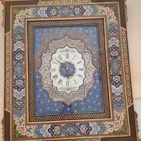 ساعت میناکاری خاتم‌کاری نفیس سالنی