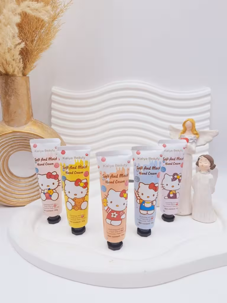 پک کرم دست 5 تایی طرح کیتی عروسکی کد 376