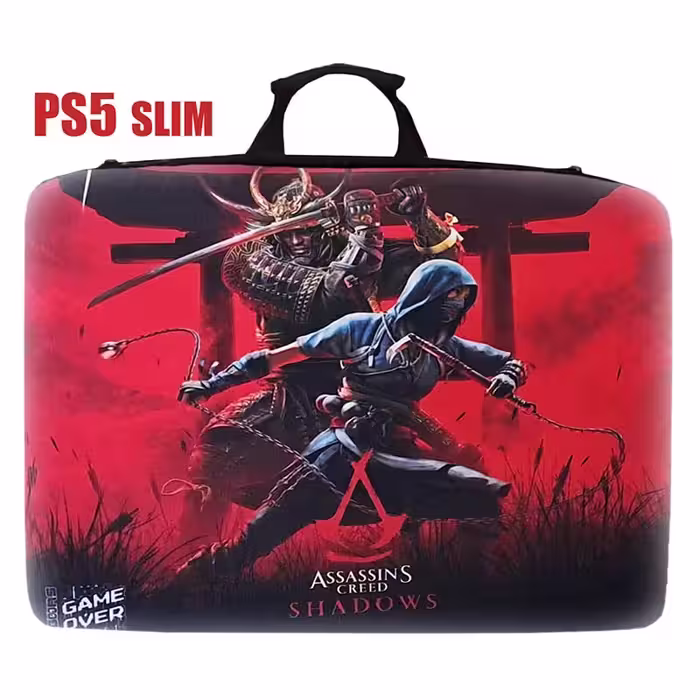 کیف حمل کنسول PS5 اسلیم طرح Assassins creed shadows