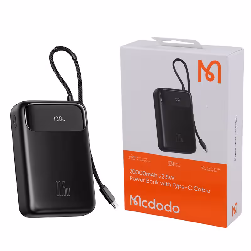 پاور بانک فست مک دودو مدل MC-372 با ظرفیت 20000 میلی آمپر ساعت