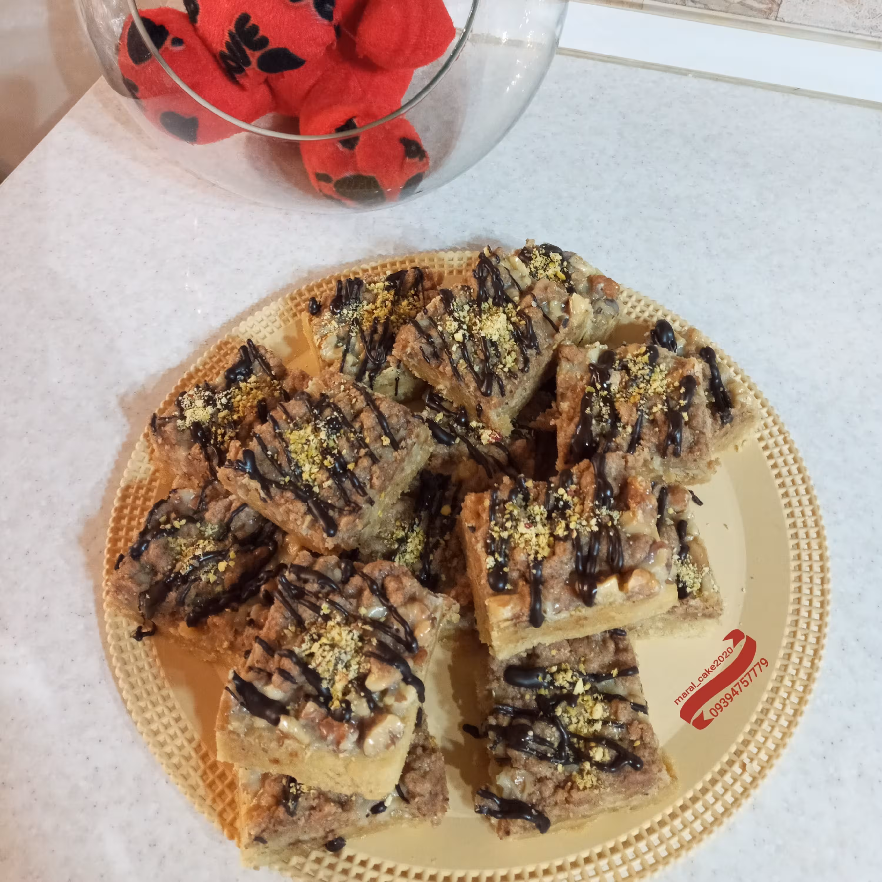 اسلایس گردو و دارچین(خانگی)