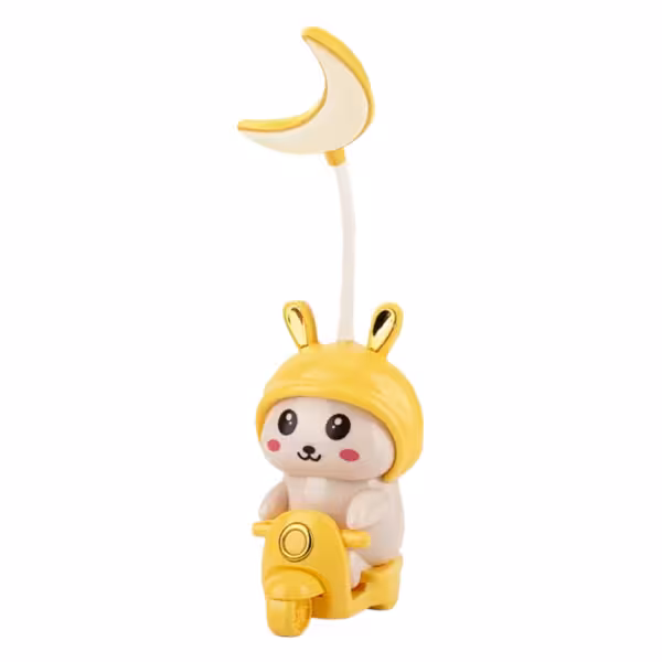 چراغ مطالعه مدل تراش دار طرح خرگوش موتور سوار | کالا مکس