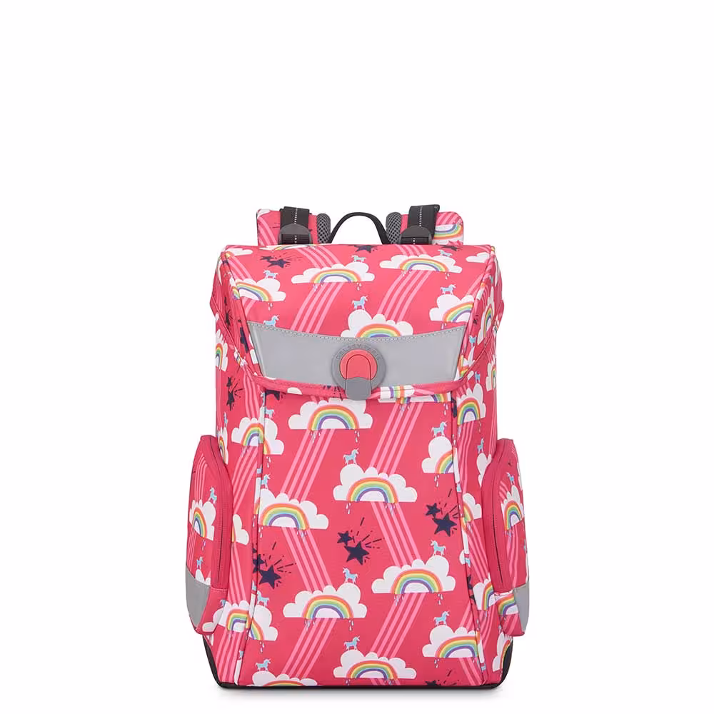 کوله پشتی دلسی مدرسه ای مدل رنگین کمان