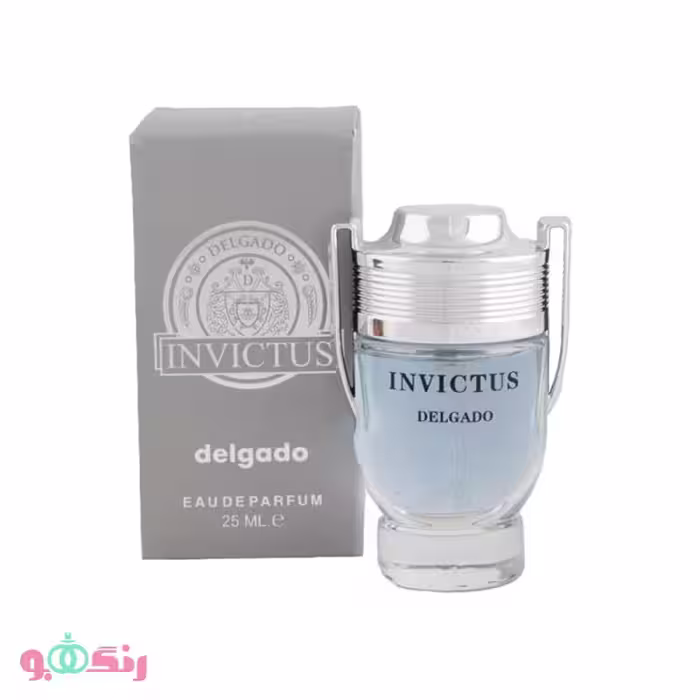 ادکلن اینوکتوس Invictus اماراتی برند دلگادو 25 میلی لیتر