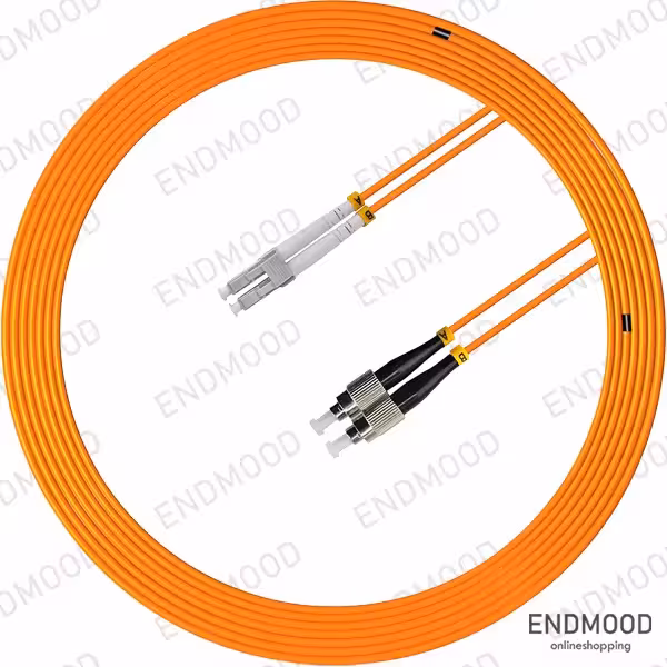 پچ کورد فیبر نوری 2 متری نگزنس LC-FC داپلکس مالتی مود Nexans