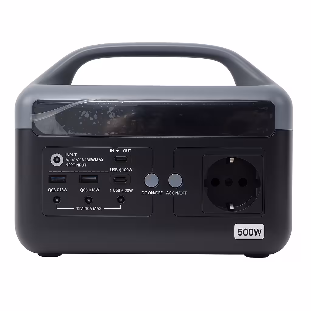 پاور استیشن قابل حمل BEESTE مدل STAR500 – ظرفیت 480Wh و توان 500W