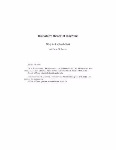 خرید و دانلود نسخه کامل کتاب Homotopy theory of diagrams