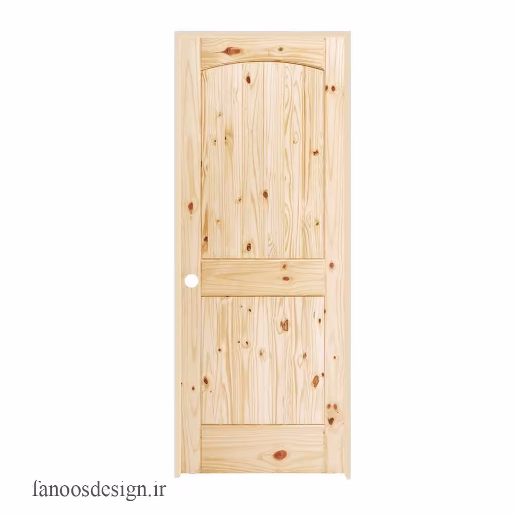 درب چوبی با گره چوبی طبیعی مد 4414