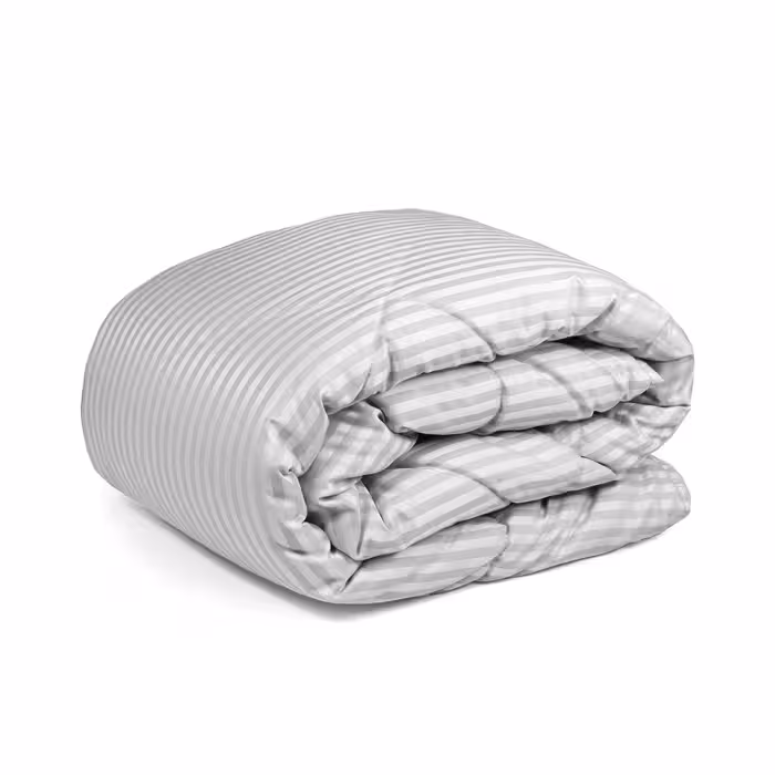 لحاف چیداری مدل هتلی یک نفره رنگ سفید