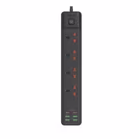 چند راهی برق گرین لاین مدل 4 USB – نوع A و 2 پورت C 2 متری 2500 وات