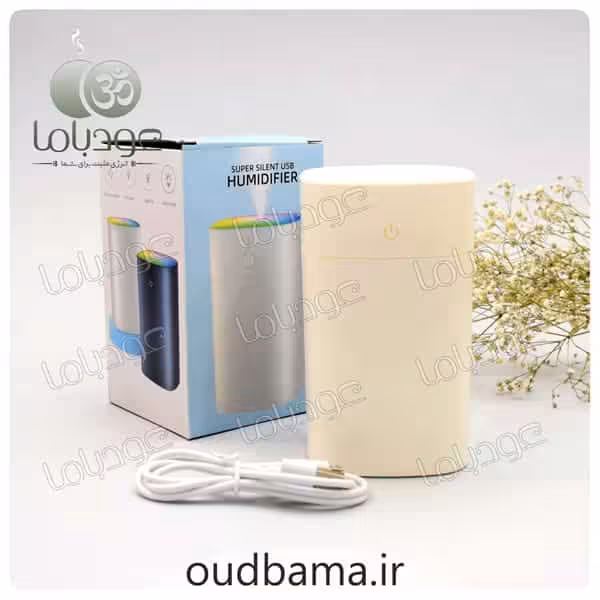 دستگاه بخار سرد مربع 7رنگ آر جی بی COLORFUL HUMIDIFIER SD09