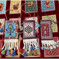 آویز گلیمی دیوار کوب با رنگ طبیعی