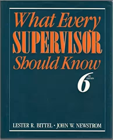 خرید و دانلود نسخه کامل کتاب What Every Supervisor Should Know: The Complete Guide to Supervisory Management (6th Edition) - Origial PDF