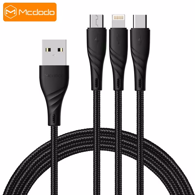 کابل شارژ سه سر مک دودو Mcdodo CA-6450 3 In 1 Cable