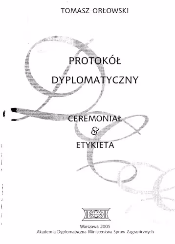 خرید و دانلود نسخه کامل کتاب TOMASZ ORŁOWSKI - PROTOKÓŁ DYPLOMATYCZNY
