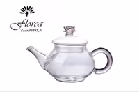 قوری زعفران گل صورتی 100 میل کد 95247-9 فلورا