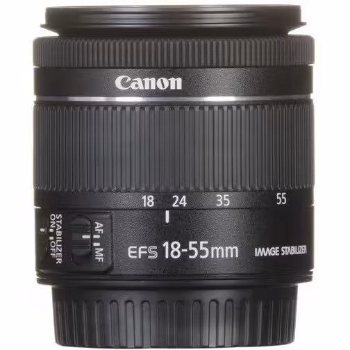 لنز کانن Canon EF-S 18-55mm f/4-5.6 IS STM No Box ا Canon EF-S 18-55mm f/4-5.6 IS STM No Box