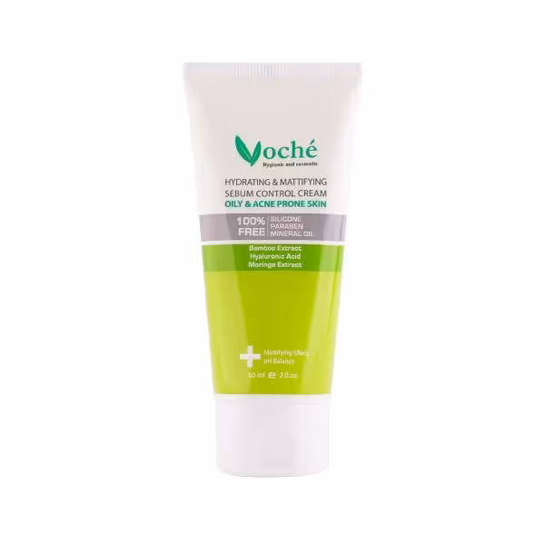 کرم آبرسان مخصوص پوست‌ های چرب و مستعد آکنه وچه 60 میلی لیتر