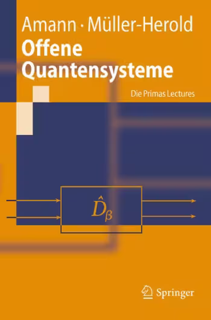 خرید و دانلود نسخه کامل کتاب Offene Quantensysteme: Die Primas Lectures