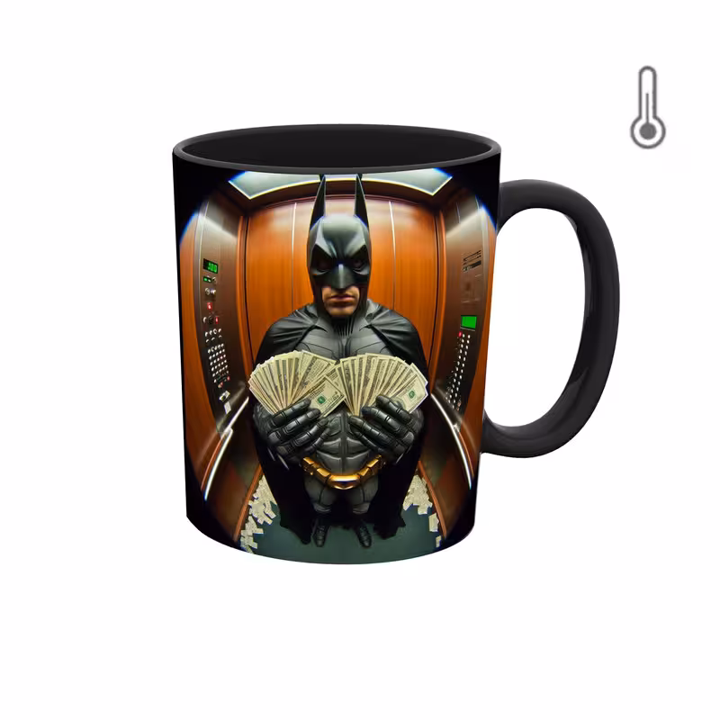 ماگ حرارتی  والپیپر بتمن Batman