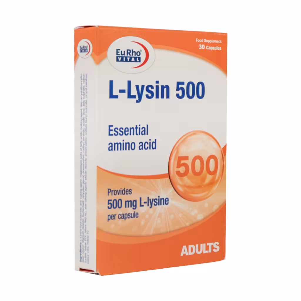 کپسول ال لیزین 500 میلی گرم یوروویتال 30 عدد