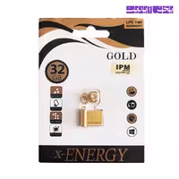 فلش فلزی 32 گیگ ایکس انرژی X-ENERGY GOLD USB2.0