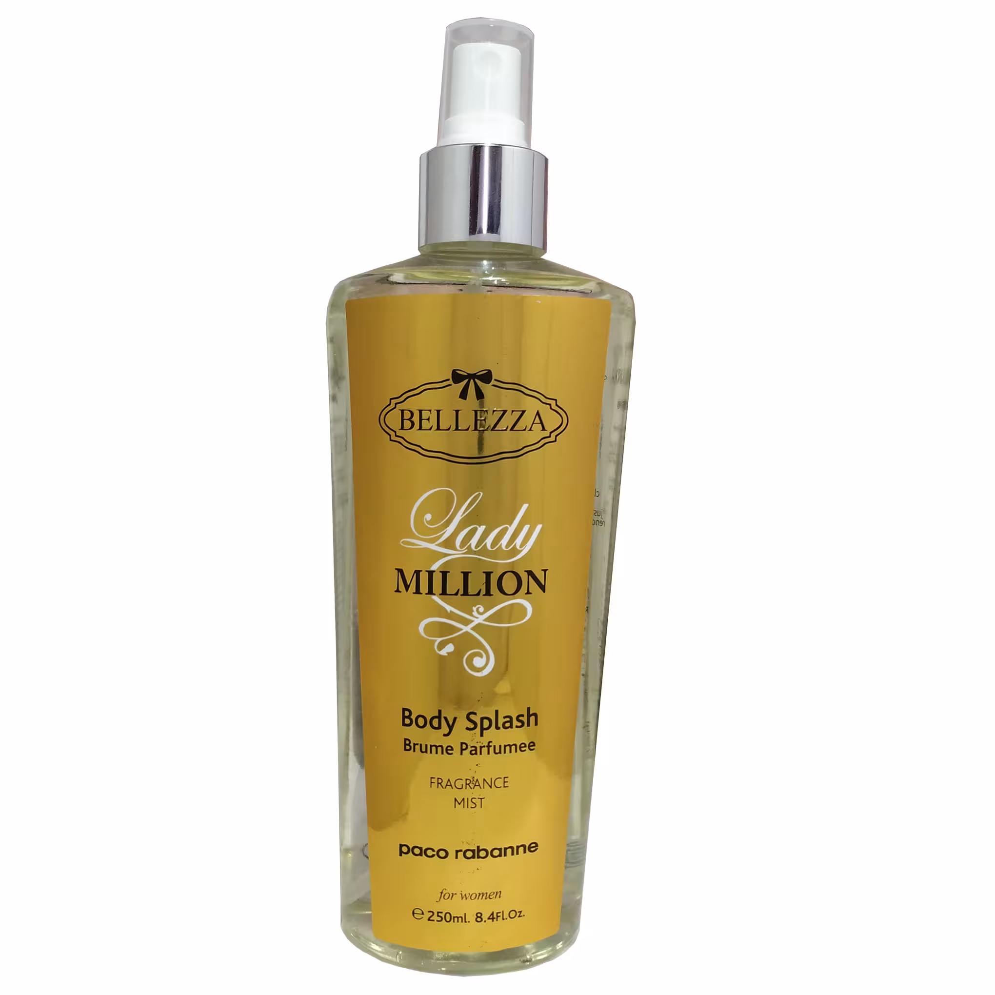 بادی اسپلش هیلدا لیدی میلیون Hilda Beaut LADY MILLION Body Splash حجم 250 میلی لیتر