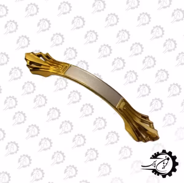 دستگیره صدفی سفید کروم 128