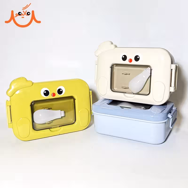 ظرف غذا داخل استیل طرح موش