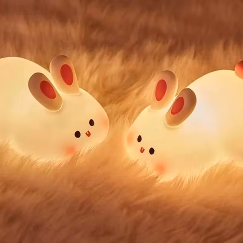 چراغ خواب سیلکونی خرگوش