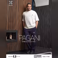 ست  تیشرت شلوار مردانه پاگانی PAGANI طرح CK