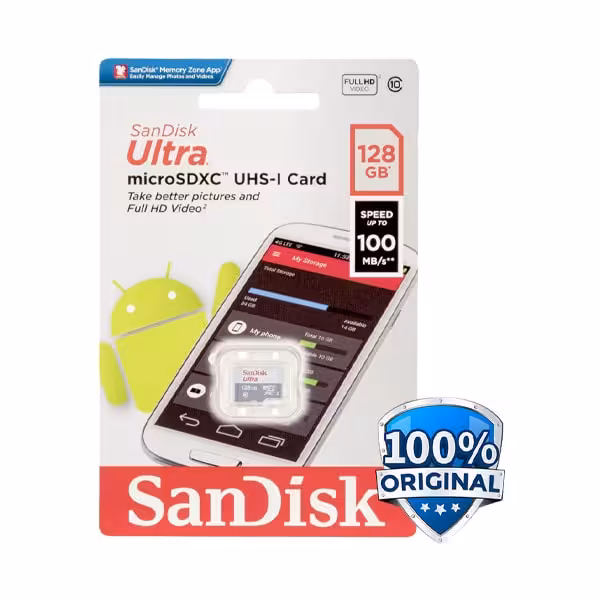 رم سن دیسک Micro SDXC ظرفیت 128 گیگابایت کلاس 10 GN6MN