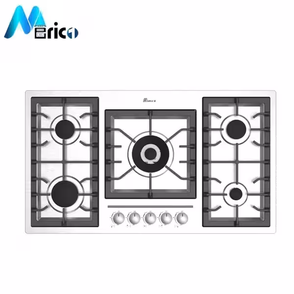 گاز رومیزی بیمکث کد 0012 پنج شعله استیل