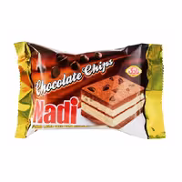 کیک لایه ای با تزئین چیپس شکلات نادی 50 گرمی