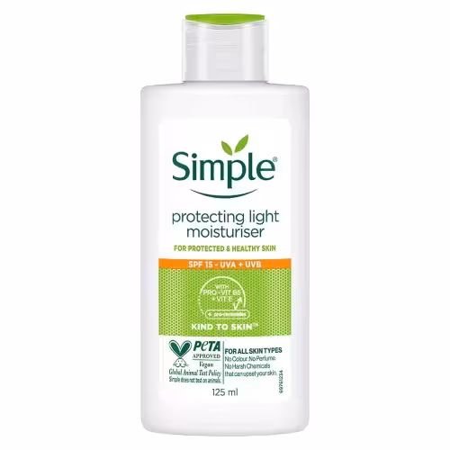 مرطوب‌کننده سبک محافظ Light SPF 15 سیمپل Simple