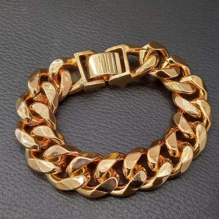 دستبند کارتیر پهن ژوپینگ  طول25سانت