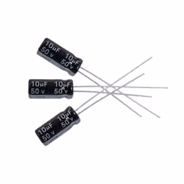 خازن الکترولیت 10UF-50V (تعداد 10 تایی)