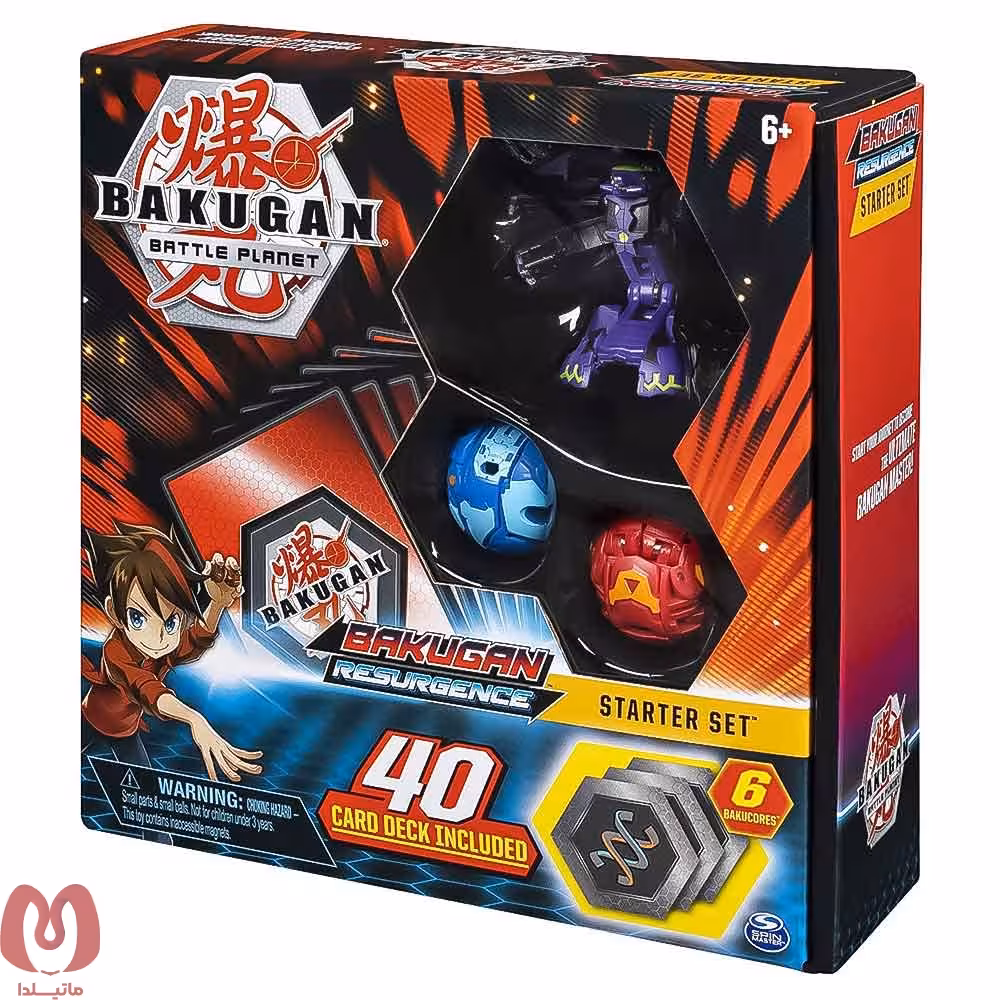 اسباب بازی باکوگان 40 کارته Bakugan Battle Planet کد 26829