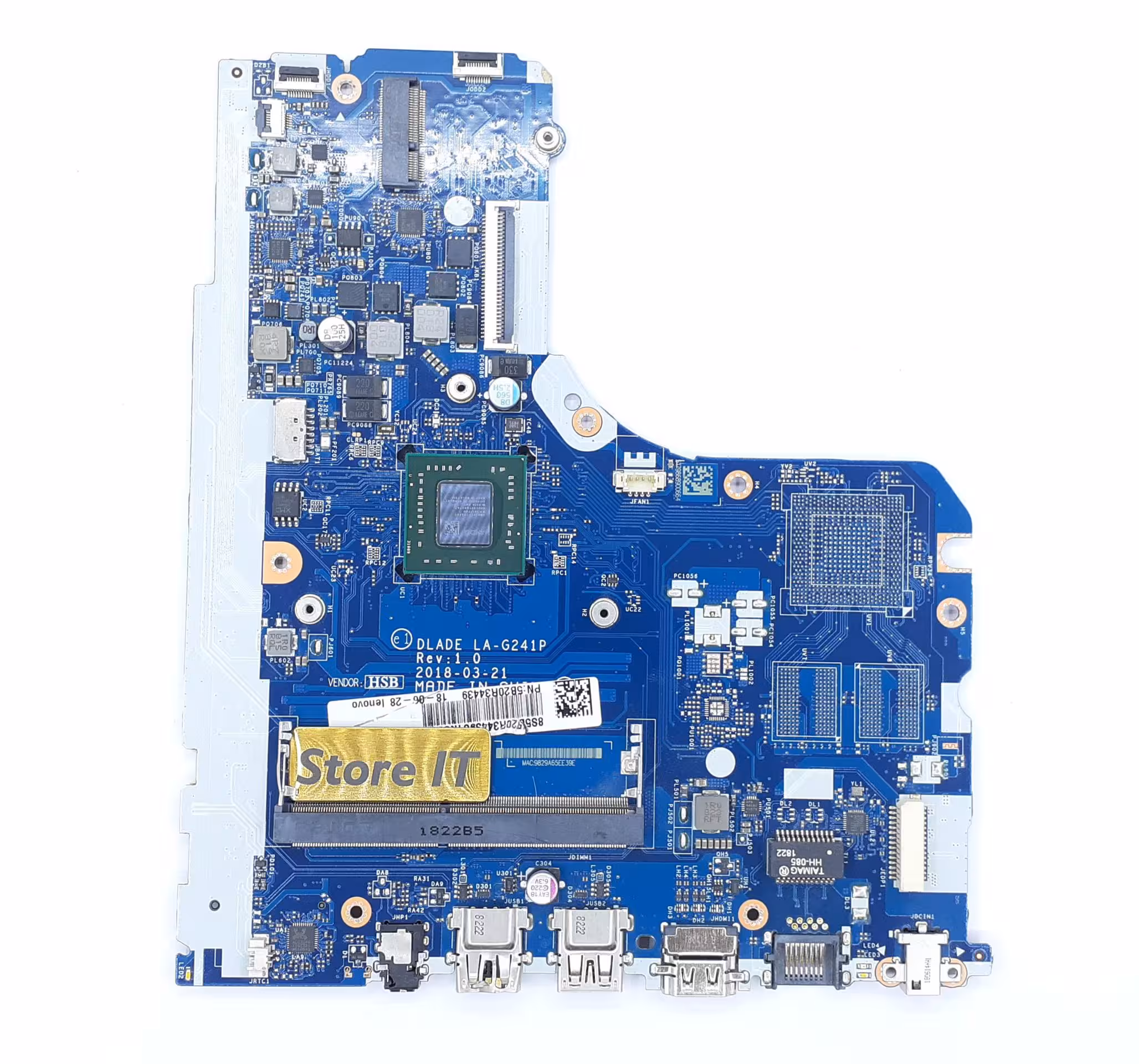 مادربرد لپ تاپ لنوو IdeaPad 130-15AST (La-G241p) AMD A6 بدون گرافیک - فروشگاه اینترنتی استور آی تی