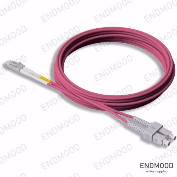 پچ کورد فیبر نوری 10 متری داپلکس نگزنس Nexans OM4 SC-LC