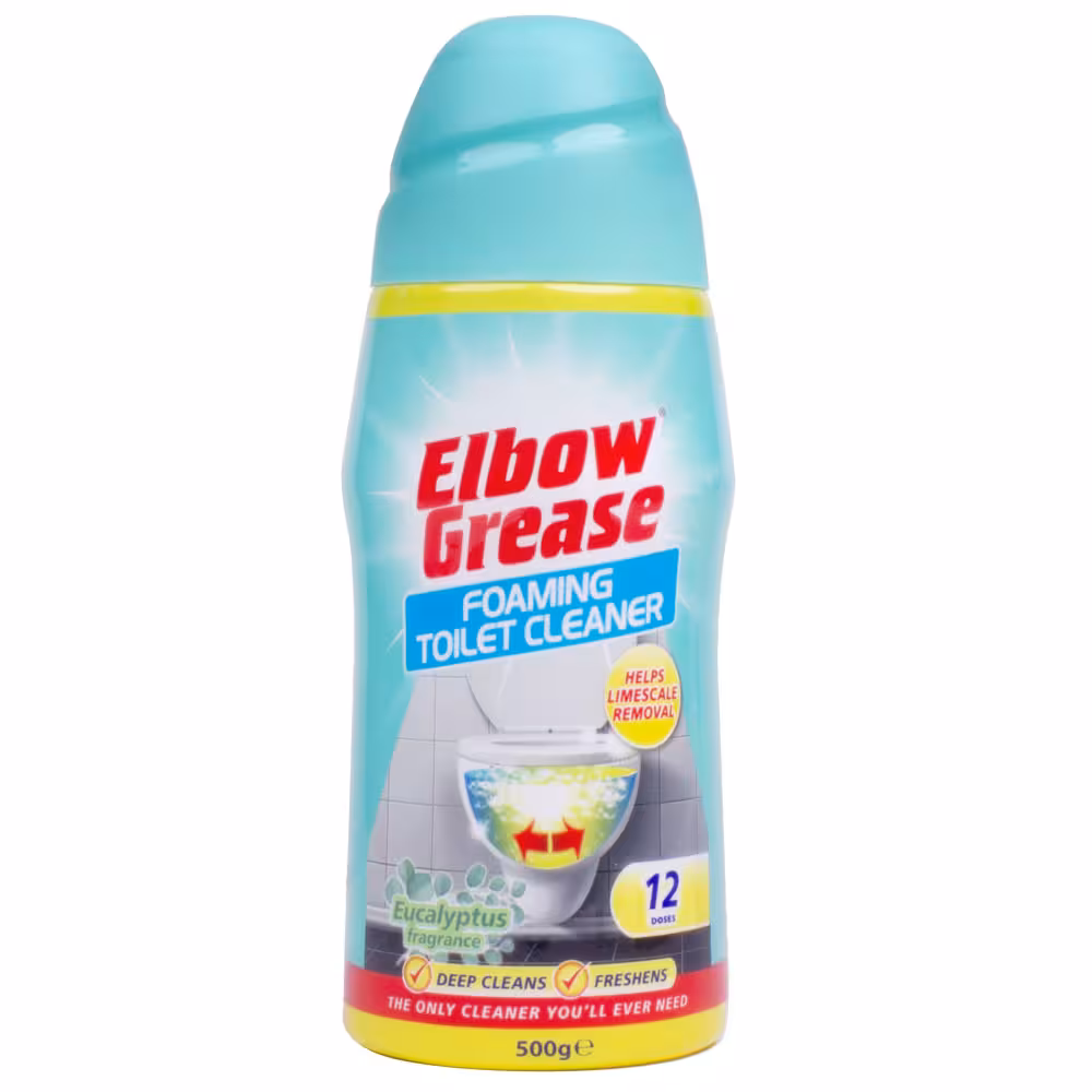 فوم جرمگیر توالت فرنگی البو گریس Elbow grease اروپایی با رایحه اکالیپتوس 500 میل