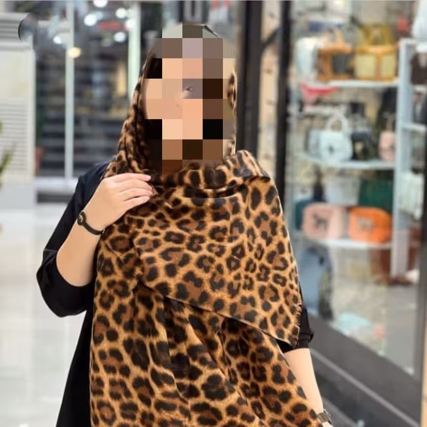 شال پلنگی موهر سبک 2متری
