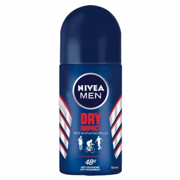 مام رولی مردانه نیوا مدل DRY IMPACT _ حجم 50 میلی لیتر