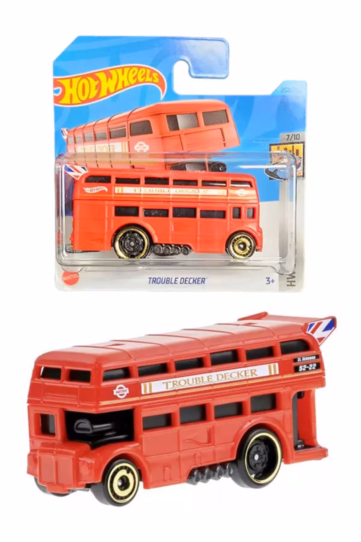 ماکت ماشین هاتویلز اتوبوس TROUBLE DECKER