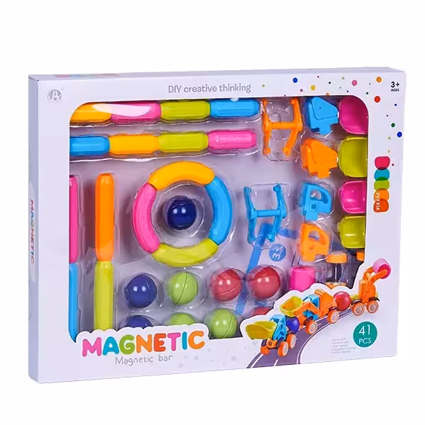 ساختنی مغناطیسی 41 تکه طرح ماشین