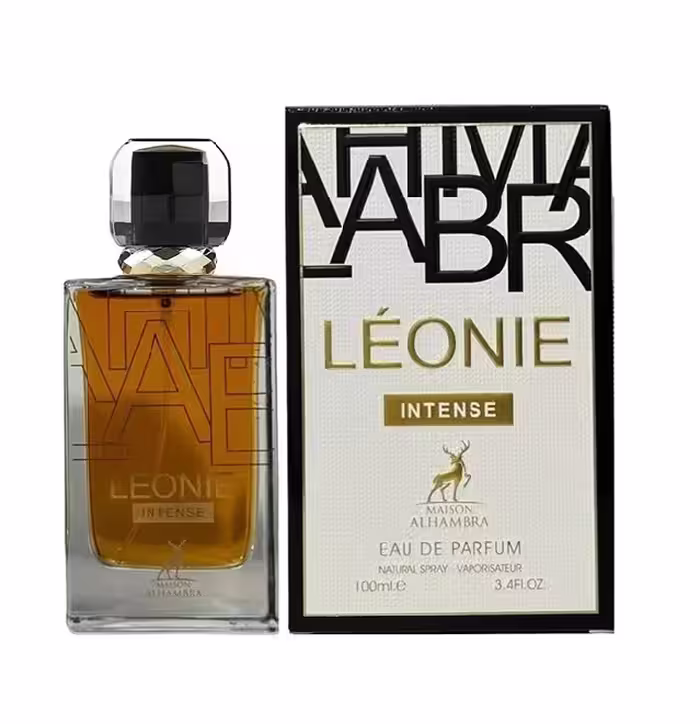 ادکلن زنانه الحمبراء ALHAMBRA مدل لئونی اینتنس LEONIE INTENS حجم 100 میلی لیتر
