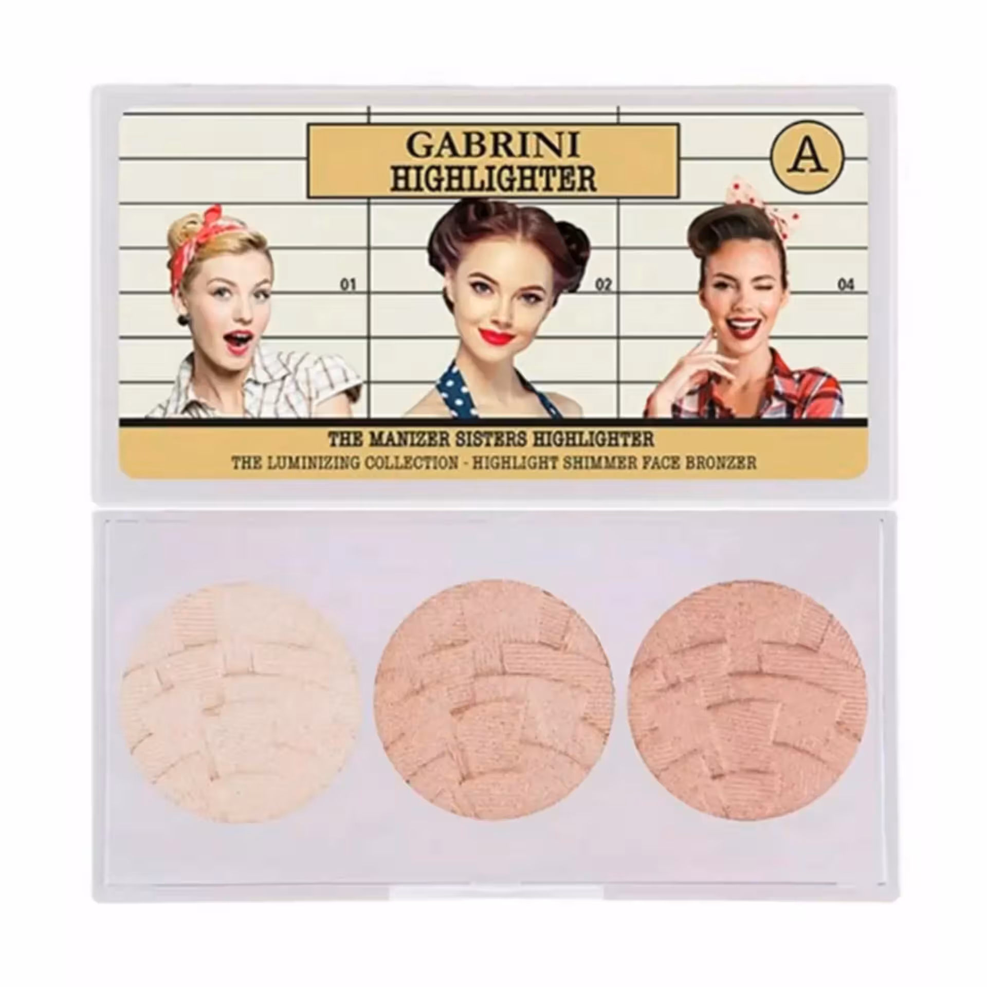 پالت هایلایتر سه عددی سری B و A گابرینی