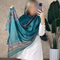 شال سارا جنس تمام نخ عالی و خنک 